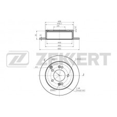 BS-5273 ZEKKERT Гальмівний диск