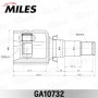 GA10732 MILES Шарнирный комплект, Привідний вал