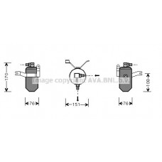 CND184 AVA QUALITY COOLING Осушувач кондиціонера