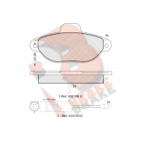 RB0953 R BRAKE Комплект гальмівних колодок дисковий гальм