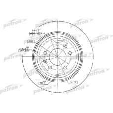 PBD2582 PATRON Гальмівний диск