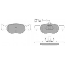 FBP-0969 FREMAX Комплект гальмівних колодок дисковий гальм