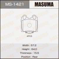 MS-1421 MASUMA Комплект гальмівних колодок