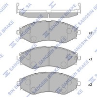 SP1103 Hi-Q Комплект гальмівних колодок дисковий гальм