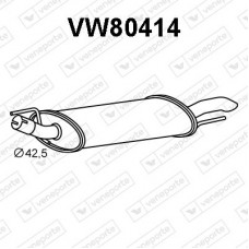 VW80414 VENEPORTE Глушник вихлопних газів кінцевий