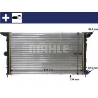 CR 641 000S MAHLE Радіатор охолодження двигуна