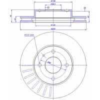 142.007 CAR Гальмівний диск