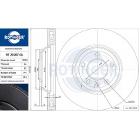 RT 20207-GL ROTINGER Гальмівний диск