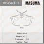 MSC4011 MASUMA Колодки гальмівні