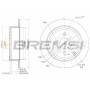 CD7419S BREMSI Гальмівний диск