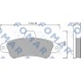 FO 625081 FOMAR Friction Комплект гальмівних колодок дисковий гальм