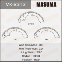 MK-2313 MASUMA Комплект гальмівних колодок