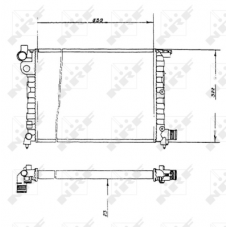 WG1723554 WILMINK GROUP Радіатор охолодження двигуна