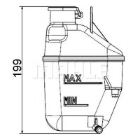 CRT 88 001S MAHLE Компенсаційний бак охолоджувальна рідина