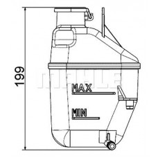 CRT 88 001S MAHLE Компенсаційний бак охолоджувальна рідина