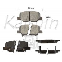 FK6146 KAISHIN Комплект гальмівних колодок дисковий гальм