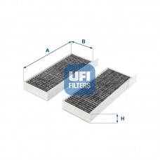 54.254.00 UFI Фільтр повітря у внутрішньому просторі