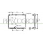 CI520R005 PRASCO Радіатор охолодження двигуна