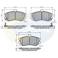 CBP31197 COMLINE КомплеК т гальмівних колодок, дискове гальмо