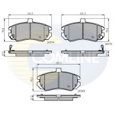 CBP31197 COMLINE КомплеК т гальмівних колодок, дискове гальмо