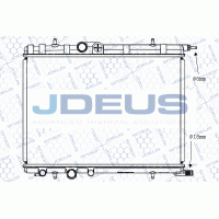 M-0210331 JDEUS Радіатор охолодження двигуна
