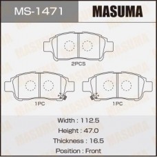 MS-1471 MASUMA Комплект гальмівних колодок