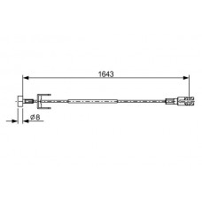 1 987 482 634 BOSCH Тросик, cтояночный тормоз