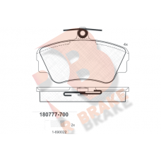 RB0777-700 R BRAKE Комплект гальмівних колодок дисковий гальм