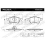 402B0370 RIDEX Комплект гальмівних колодок дисковий гальм