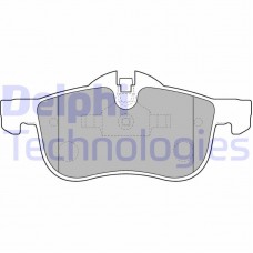 LP1521 DELPHI Комплект гальмівних колодок дисковий гальм