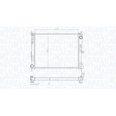 350213165300 MAGNETI MARELLI Радіатор охолодження двигуна
