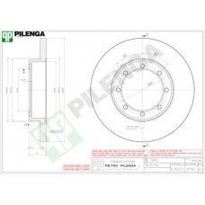 5782 PILENGA Гальмівний диск