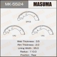 MK-5524 MASUMA Комплект гальмівних колодок