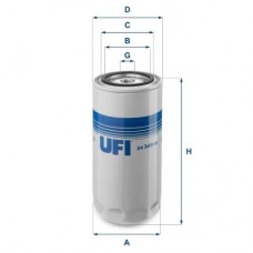 24.349.00 UFI Паливний фільтр