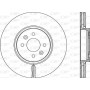 BDR2321.20 OPEN PARTS Гальмівний диск
