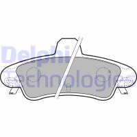 LP1725 DELPHI Комплект гальмівних колодок дисковий гальм