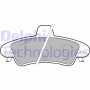 LP1725 DELPHI Комплект гальмівних колодок дисковий гальм
