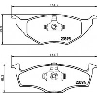 MDB2057 MINTEX КомплеК т гальмівних колодок, дискове гальмо