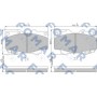 FO 932981 FOMAR Friction КомплеК т гальмівних колодок, дискове гальмо