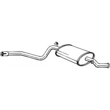 280-327 BOSAL Глушник вихлопних газів кінцевий