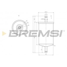FE0397 BREMSI Паливний фільтр