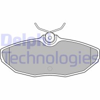 LP1505 DELPHI Комплект гальмівних колодок дисковий гальм