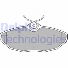 LP1505 DELPHI Комплект гальмівних колодок дисковий гальм