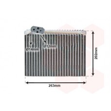 4000V062 VAN WEZEL Випарник кондиціонера