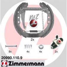 20990.110.9 ZIMMERMANN Комплект гальмівних колодок