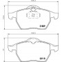 8DB 355 007-771 HELLA Комплект гальмівних колодок дисковий гальм