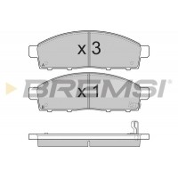 BP3296 BREMSI Комплект гальмівних колодок дисковий гальм