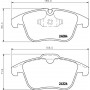 8DB 355 013-621 HELLA Комплект гальмівних колодок, дискове гальмо