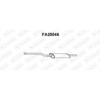 FA25046 VENEPORTE Предглушник вихлопних газів