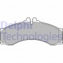 LP1046 DELPHI Комплект гальмівних колодок дисковий гальм
